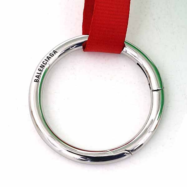 Balenciaga Snake Key Ring Key Holder Bag Charm Green