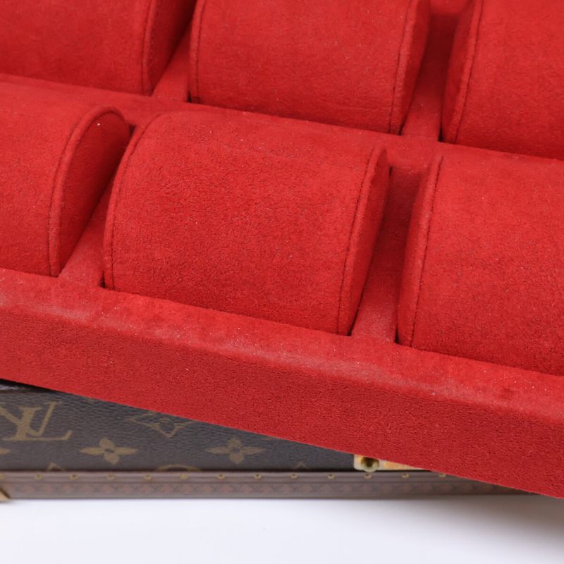 Louis Vuitton Coffret 8 Montre Monogram Canvas Watch Case )monogram