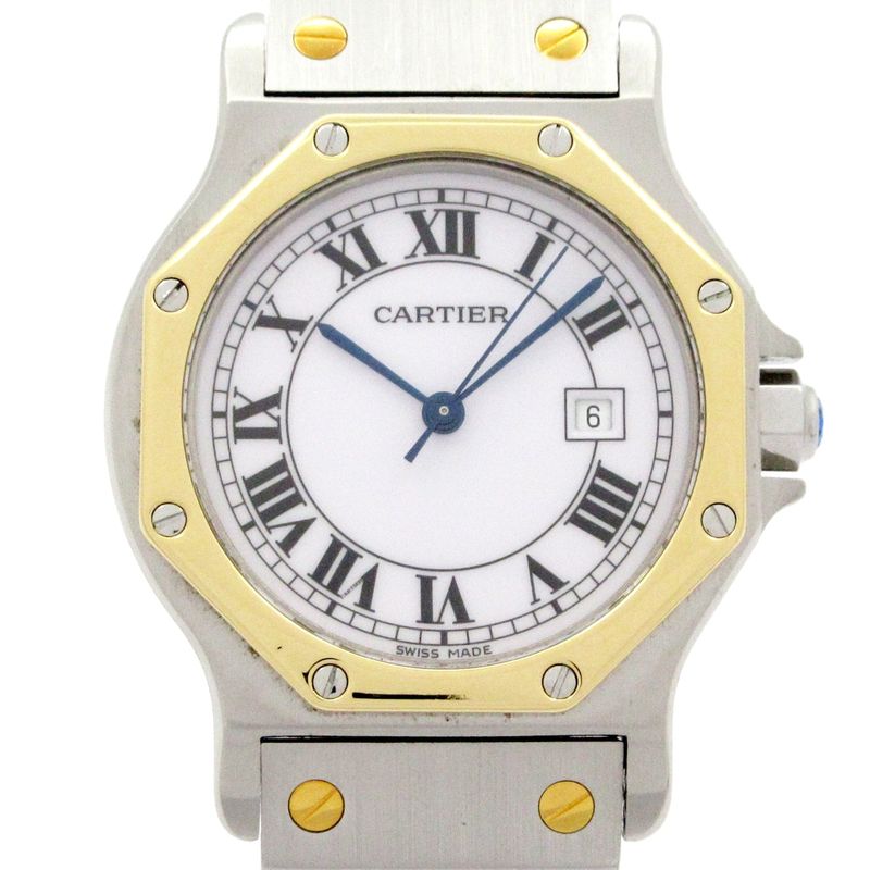Cartier Watch Santos Octagon LM Complete Service