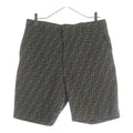 Fendi Zucca Short Shorts Brown Pants