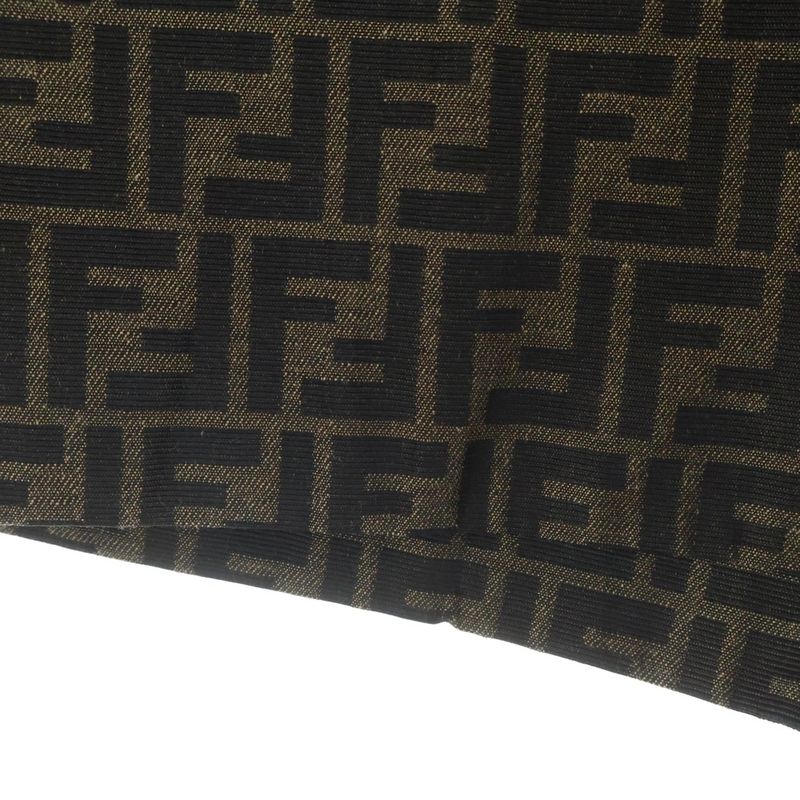 Fendi Zucca Short Shorts Brown Pants