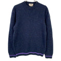 Hermes Navy Cashmere Blend Knit Top Sweater XS