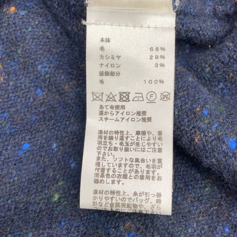 Hermes Navy Cashmere Blend Knit Top Sweater XS