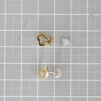 Tiffany & Co. Loving Heart Earrings 18K Yellow Gold Back