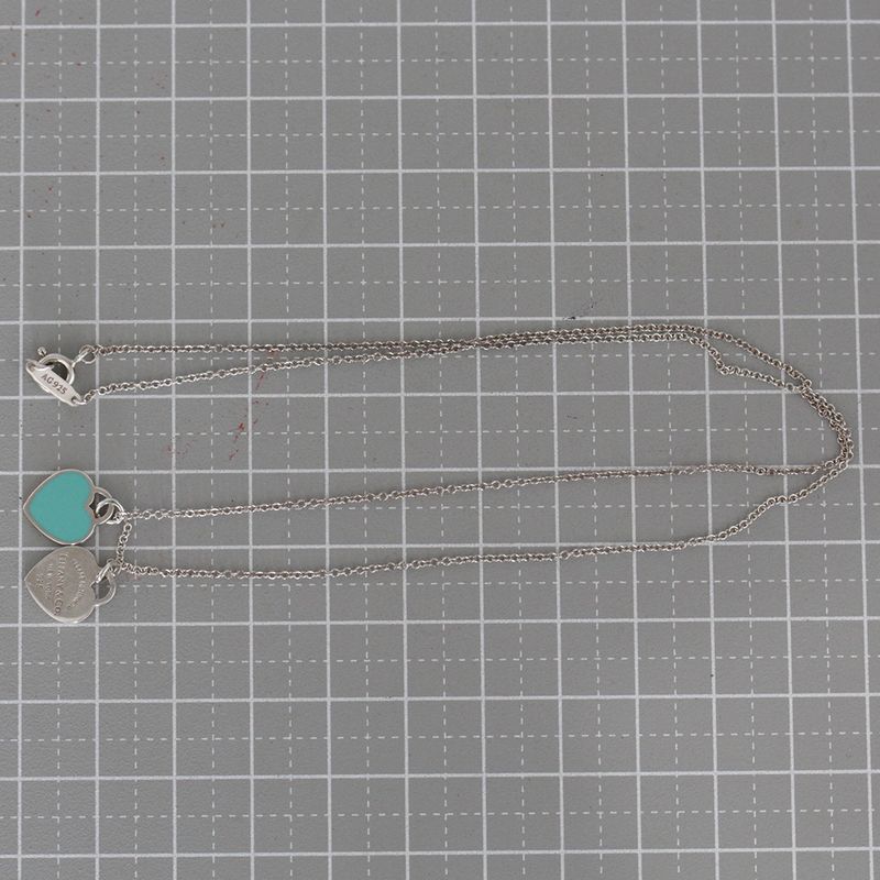 Tiffany & Co. Twin Necklace Blue