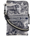 Dior Travel Multifunction Toile de Jouy Pouch Nylon Black White