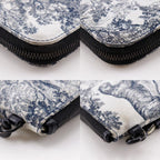 Dior Travel Multifunction Toile de Jouy Pouch Nylon Black White