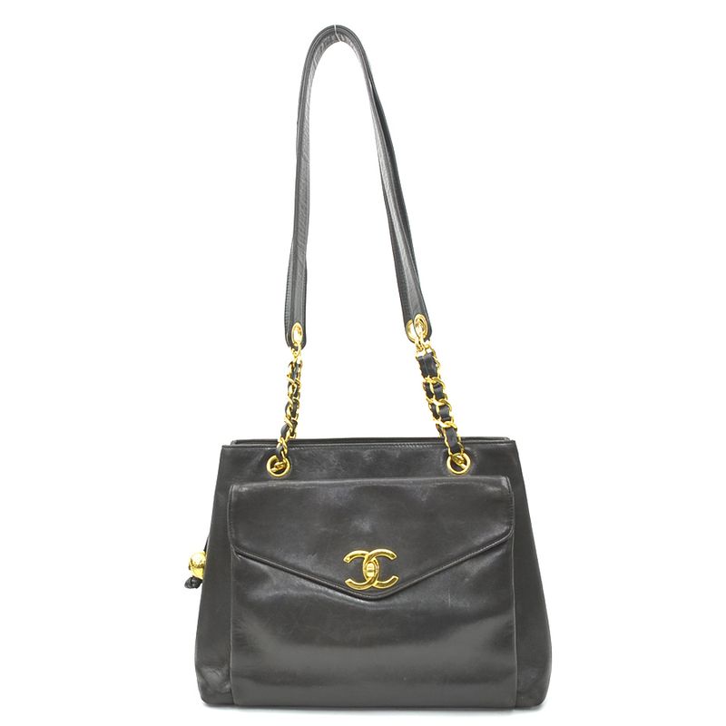 Chanel Shoulder Bag Leather Ation, Scuff