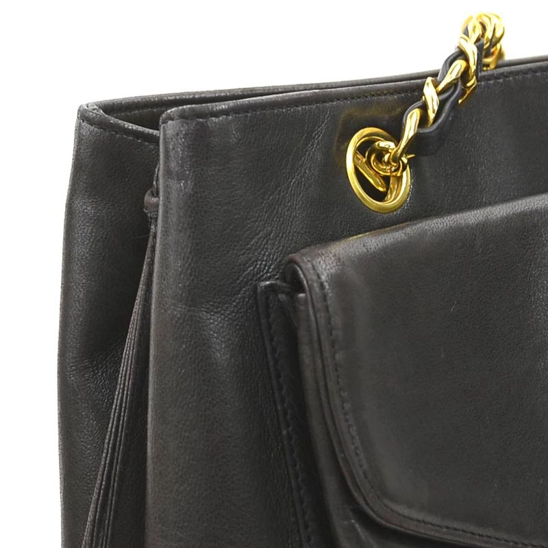 Chanel Shoulder Bag Leather Ation, Scuff