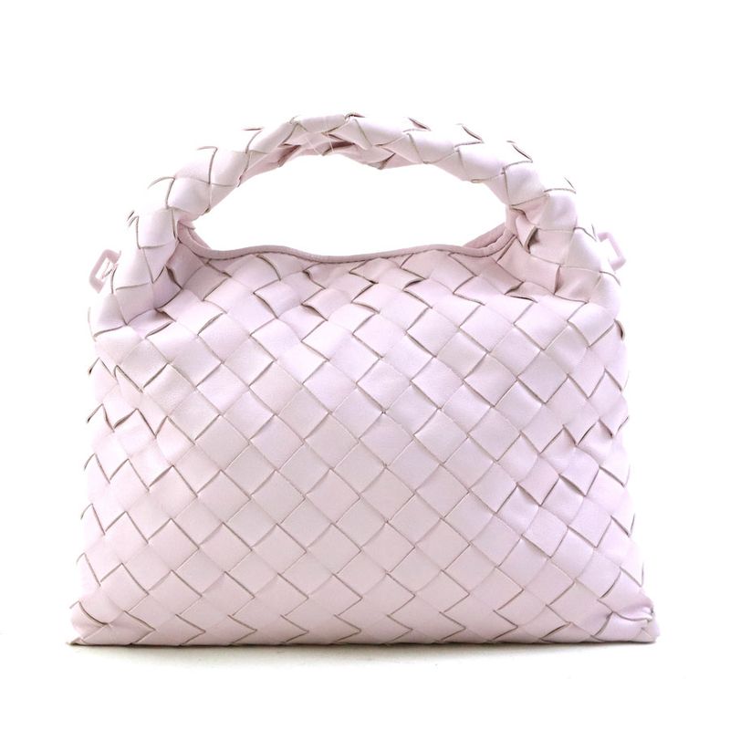 Bottega Veneta Shoulder Bag Intrecciato Mini Hop Light Pink