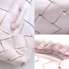 Bottega Veneta Shoulder Bag Intrecciato Mini Hop Light Pink