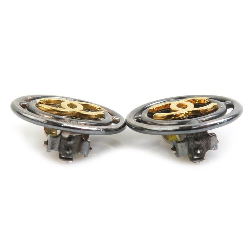 Chanel Earrings CC Logo Ation