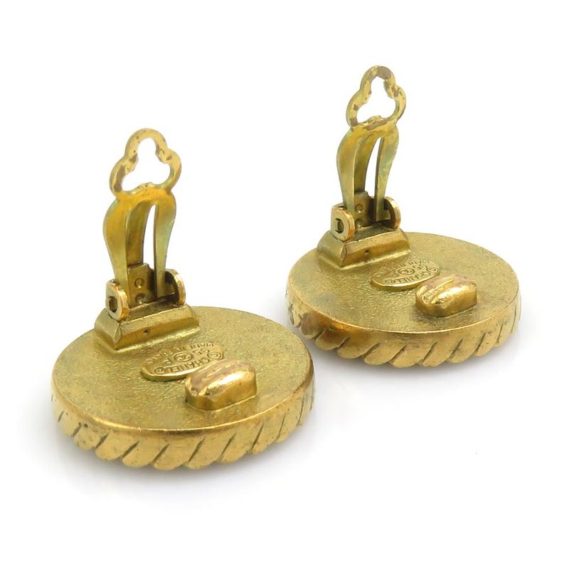Chanel Earrings CC Logo Ation