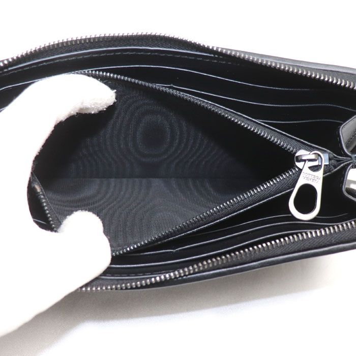 Bottega Veneta Wallet Zip Around Black