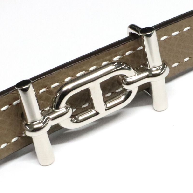 Hermes Ankle Buckle & Leather Belt Kit 70 Black