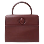 Cartier Bag Handbag Must Have Leather Bordeaux Wine Red