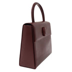 Cartier Bag Handbag Must Have Leather Bordeaux Wine Red