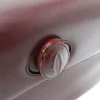 Cartier Bag Handbag Must Have Leather Bordeaux Wine Red