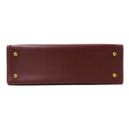 Cartier Bag Handbag Must Have Leather Bordeaux Wine Red