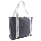 Chanel Sportsline Logo Nylon Gray Tote