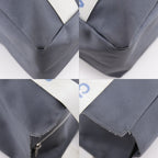 Chanel Sportsline Logo Nylon Gray Tote