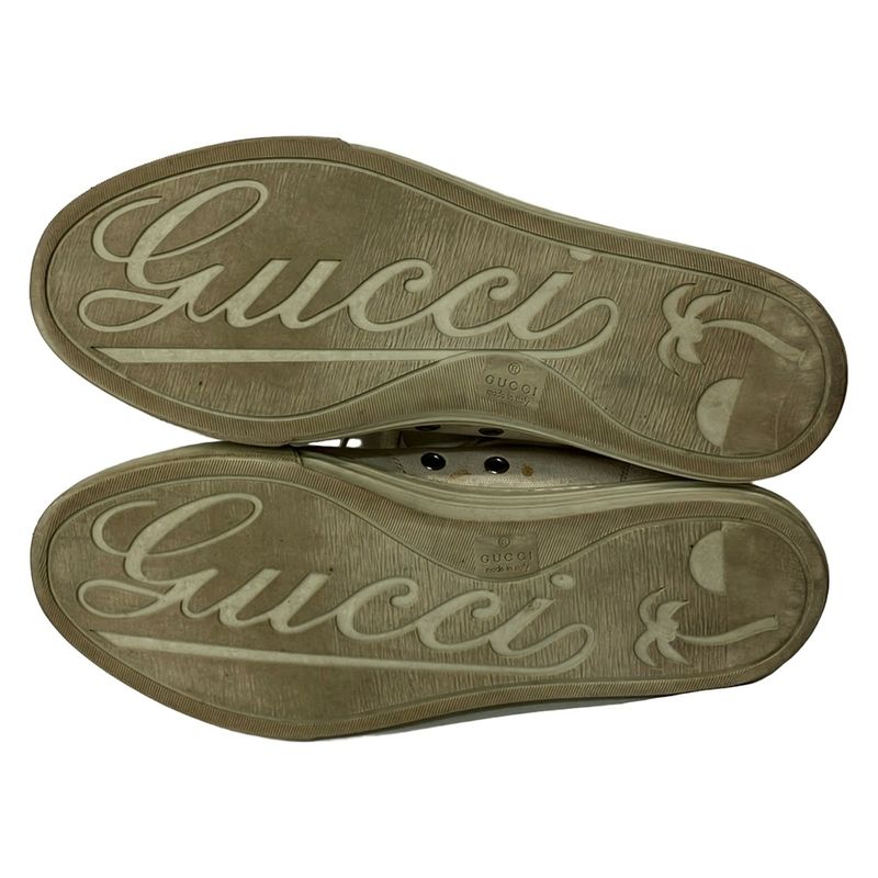 Gucci Sneakers 7 Light Gray Ivory GG Pattern Light X