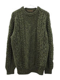 Louis Vuitton Cable Knit Sweater M Green Top Green-black