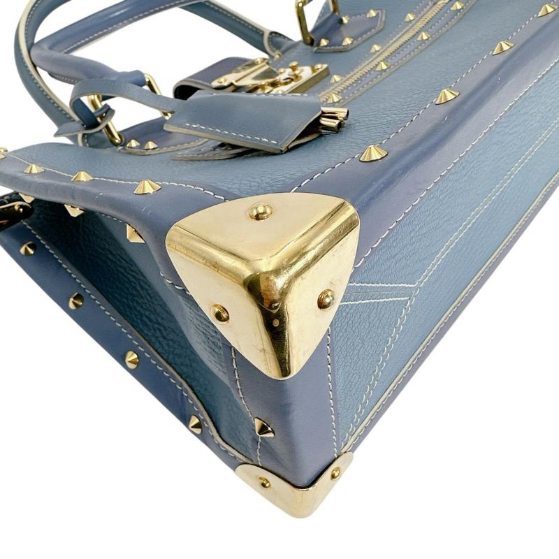 Louis Vuitton Fabulo Handbag Suhali Blue