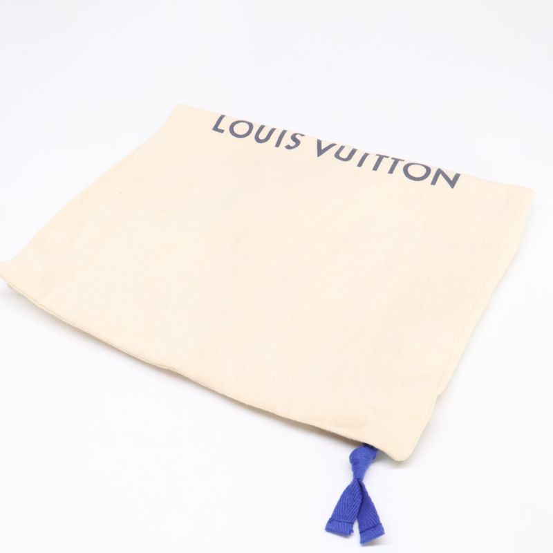 Louis Vuitton Move Up Suede Monogram Canvas High Cut Sneakers 37.5 ) Black Brown