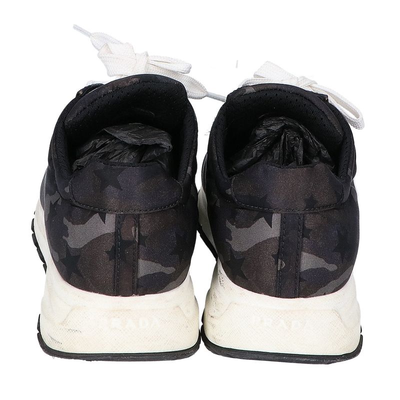 Prada Camouflage Star Sneakers 37 ) Black