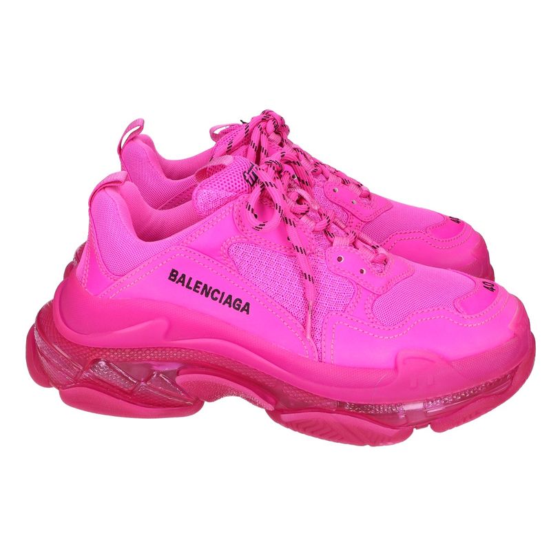 Balenciaga Triple S Sneakers Clear Sole ) Pink