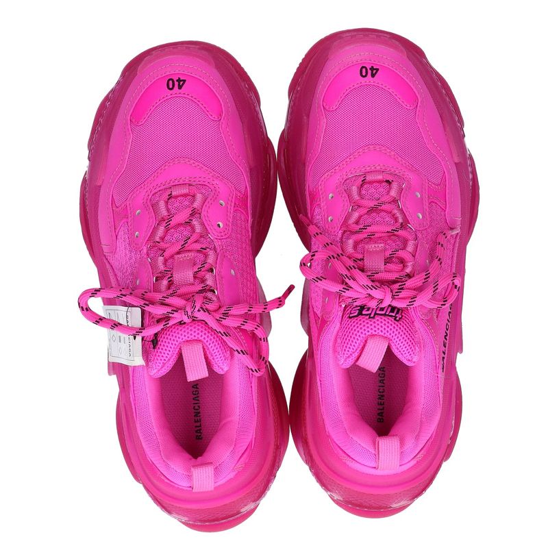 Balenciaga Triple S Sneakers Clear Sole ) Pink