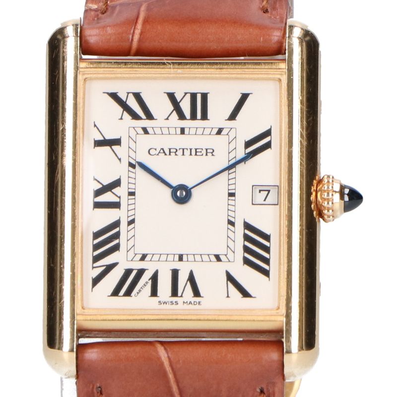 Cartier 750 Tank Louis MM Quartz Watch