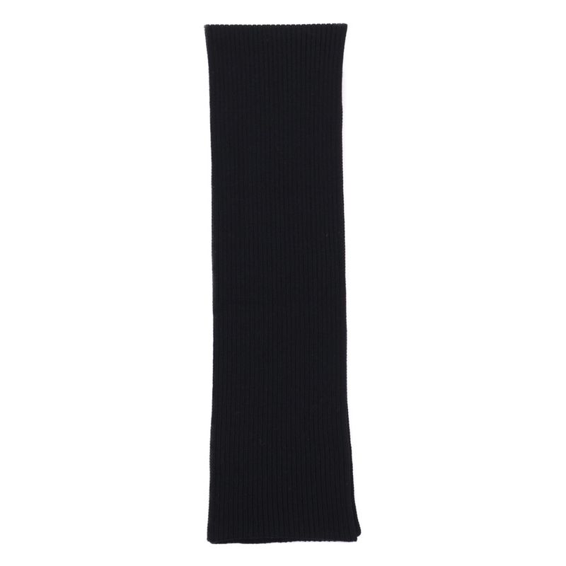 Prada Sport Ribbed Knit Scarf ) Black