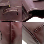 Cartier Drawstring Shoulder Bag Gold Must Bordeaux