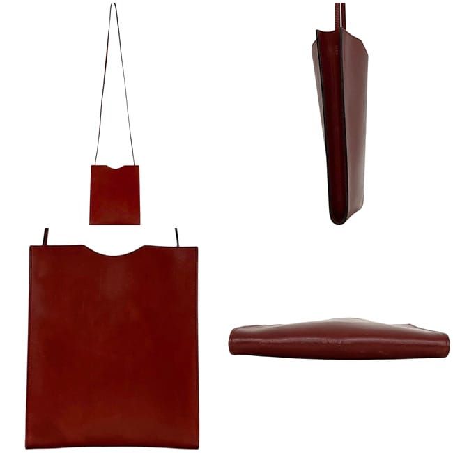 Hermes Shoulder Bag Onimetu Brown Leather