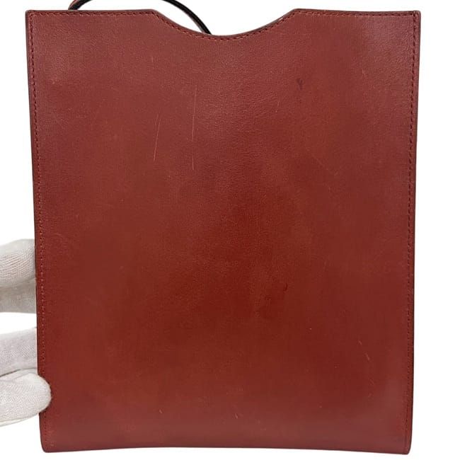 Hermes Shoulder Bag Onimetu Brown Leather
