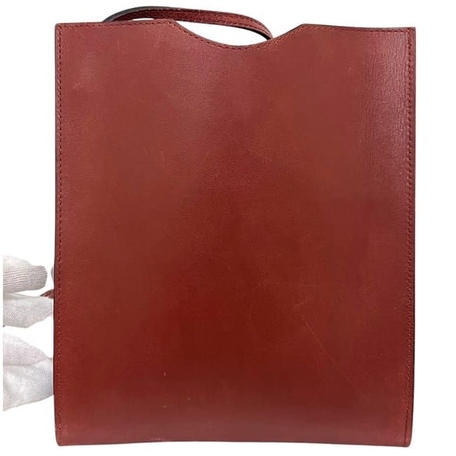 Hermes Shoulder Bag Onimetu Brown Leather