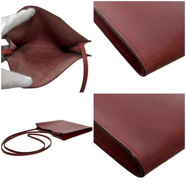 Hermes Shoulder Bag Onimetu Brown Leather