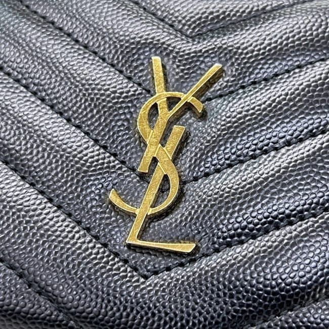 Saint Laurent Bifold Wallet Black Leather