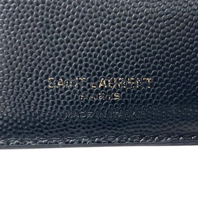 Saint Laurent Bifold Wallet Black Leather