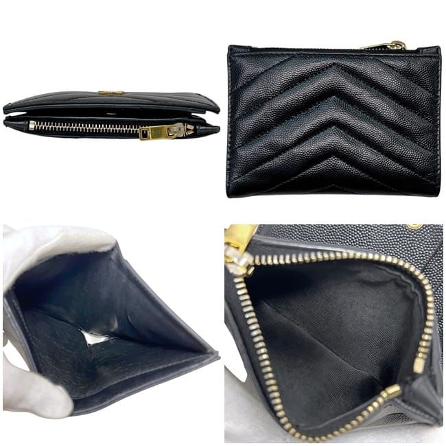 Saint Laurent Bifold Wallet Black Leather