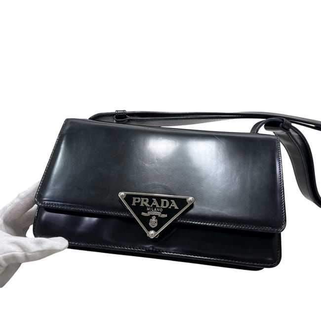 Prada 2-Way Shoulder Bag Black Nero
