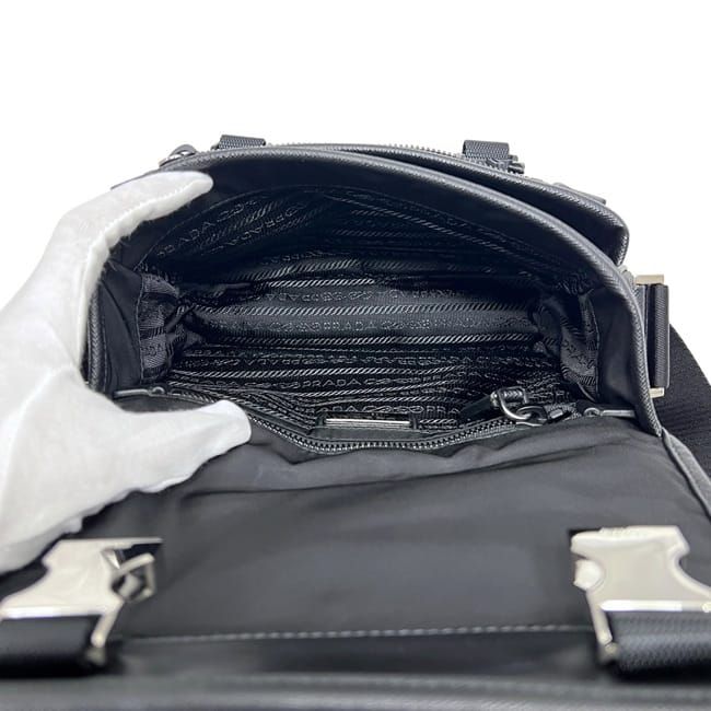 Prada Shoulder Bag Black Nero Tessuto