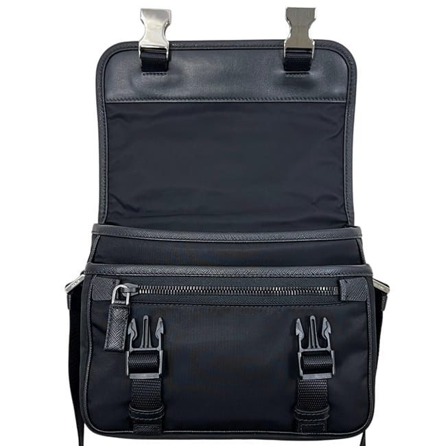 Prada Shoulder Bag Black Nero Tessuto