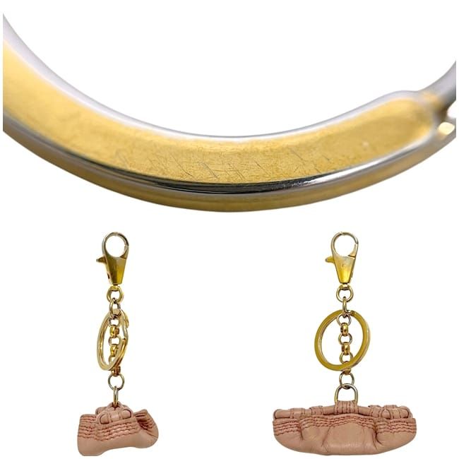 Loewe Charm Nappa Aire Motif Beige Leather