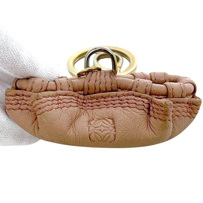 Loewe Charm Nappa Aire Motif Beige Leather