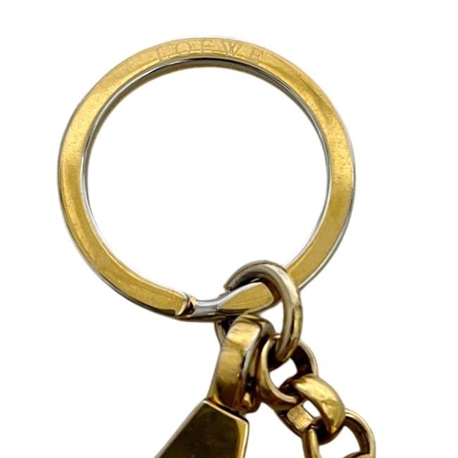 Loewe Charm Nappa Aire Motif Beige Leather