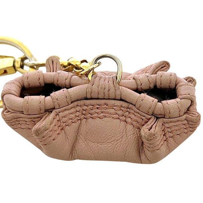 Loewe Charm Nappa Aire Motif Beige Leather