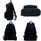 Balenciaga Backpack Black Leather Canvas